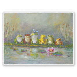 Ribbit Fluss Aufkleber