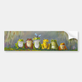 Ribbit Fluss Autoaufkleber