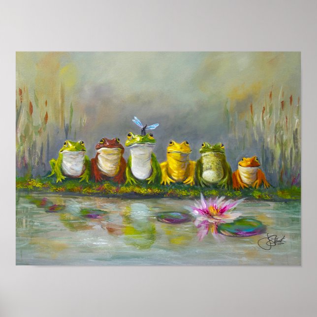 Ribbit Fluss Poster (Vorne)