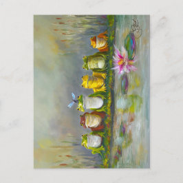 Ribbit Fluss Postkarte