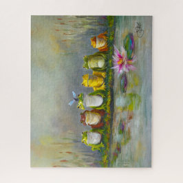Ribbit Fluss Puzzle