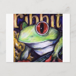 Ribbit Postkarte