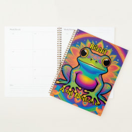 Ribbit und Radiate Boho Frog - Psychedelic Vibes Planer
