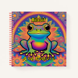 Ribbit und Radiate Mindfulness Growth - Boho Notizbuch