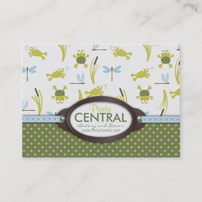 Ribbit Visitenkarte (Vorderseite)