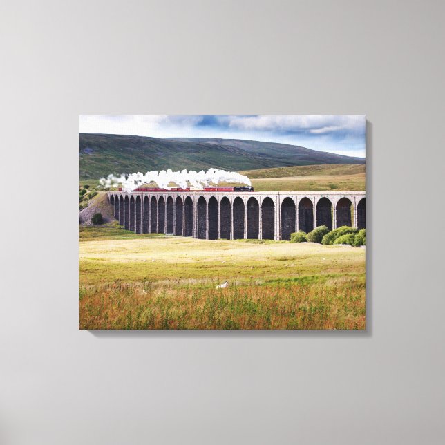 Ribblehead Viadukt Leinwand (Vorderseite)