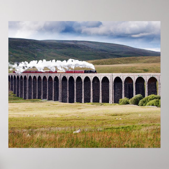 Ribblehead Viadukt Poster/Print Poster (Vorne)