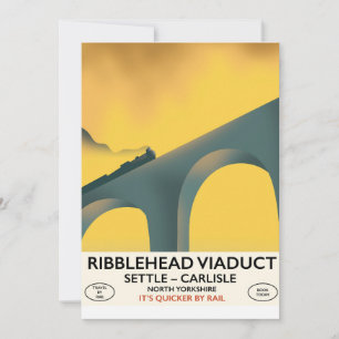 Ribblehead-Viadukt Yorkshire Lokomotive