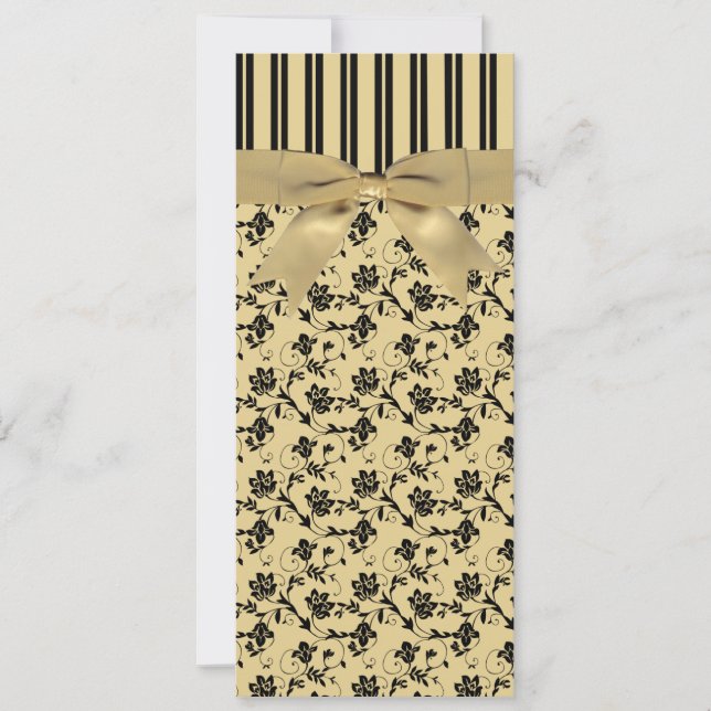 RIBBON 50. Hochzeitstag Einladung (Vorderseite)