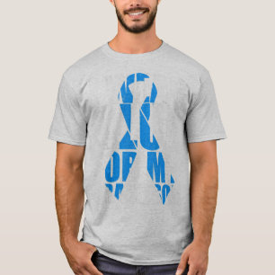 Ribbon Autismus ich trage Blau für meinen Enkel Au T-Shirt