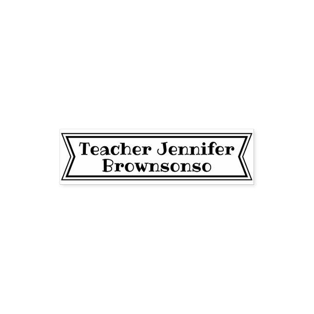 Ribbon Banner Permastempel (Design)