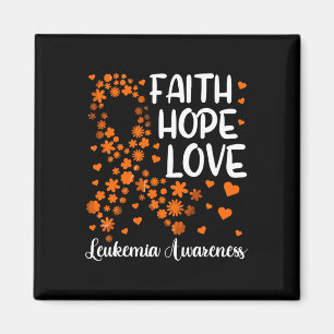 Ribbon Blood Faith Hope Liebe Leukämie Awar Magnet