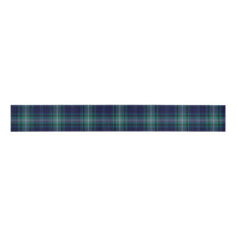 Ribbon - Blue & Green Tartan Ripsband
