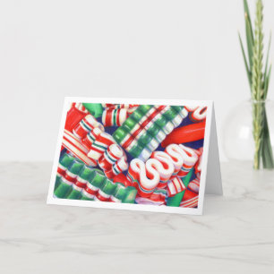 RIBBON CANDY Grußkarte Feiertagskarte
