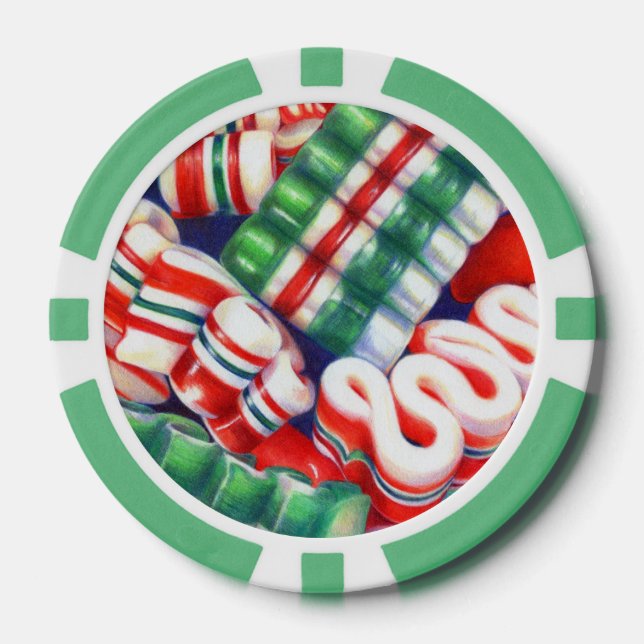 RIBBON CANDY Poker Chips (Vorderseite)