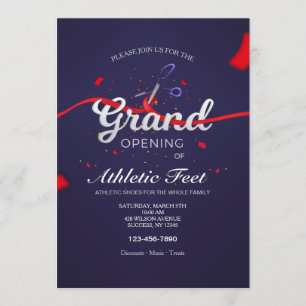 Ribbon Cutting Grand Opening Einladung