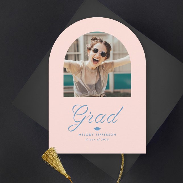 Ribbon Grad Arch Foto Abschluss Einladung (Von Creator hochgeladen)