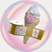 Ribbon Irresistible Ice Cream Fudge von Adiela Ako