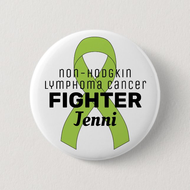 Ribbon-Knopf für Non-Hodgkin-Lymphom Button (Vorderseite)