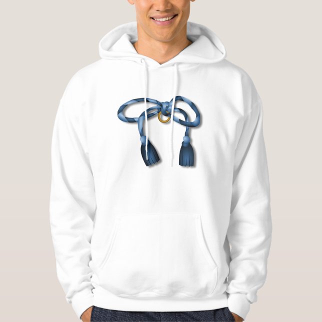 Ribbon Knot Mens Hoodie (Vorderseite)