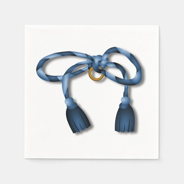 Ribbon Knot Paper Napkins Serviette (Vorderseite)