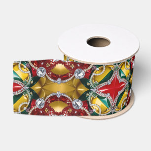 Ribbon mit Los Angeles Farben Ripsband