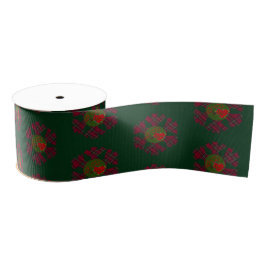 Ribbon Plaid Snowflake Ripsband