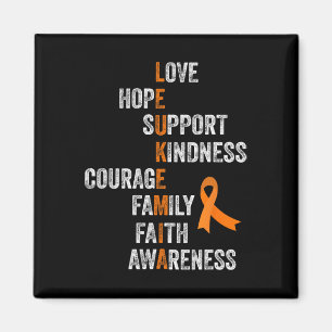 Ribbon Schild Retro Vintag Aml Leukämie Bewusstsei Magnet