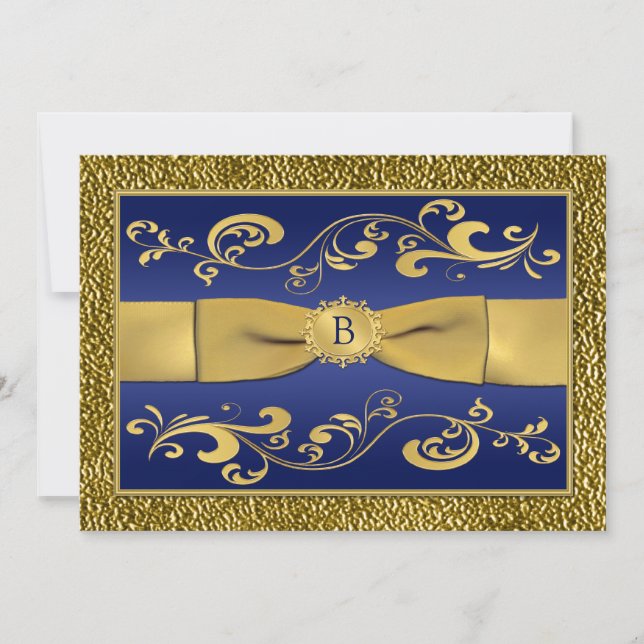 RIBBON Scrolls 40 Jahre Einladung (Vorderseite)