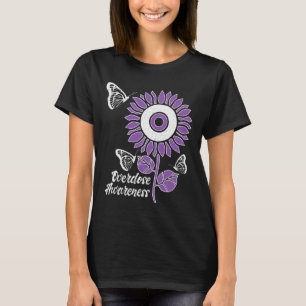 Ribbon Sonnenblume Schmetterling Überdosierung Sen T-Shirt