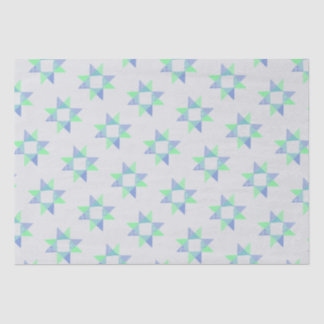 Ribbon Star Quilt Woodblock Seidenpapier