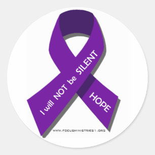 Ribbon-Sticker Runder Aufkleber