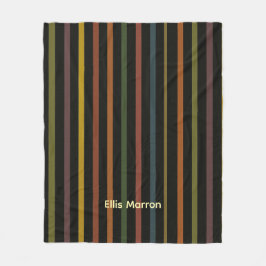 Ribbon Stripe Cozy Fleecedecke