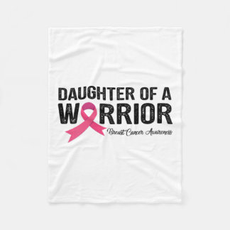 "Ribbon-Tochter" eines Brustkrebs-Bewusstseins ein Fleecedecke