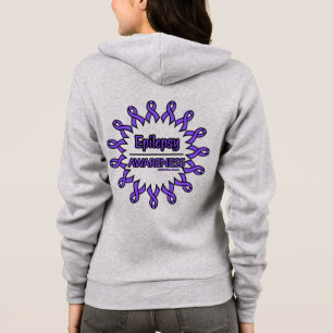 Ribbons/Circle...Epilepsie Hoodie
