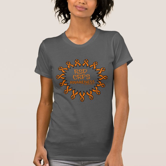 Ribbons/Circle...RSD/CRPS T-Shirt (Vorderseite)