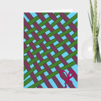 Ribbons Feiertagskarte