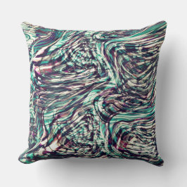 Ribbons oder Schleifen, die ausweichend durchquert Kissen