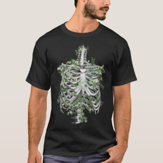 Ribcage Rib Käfig Anatomie Skelett Eucaliptus T-Shirt