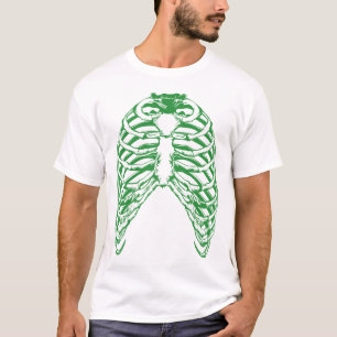 Ribcage und Schulterblatt-Licht T-Shirt