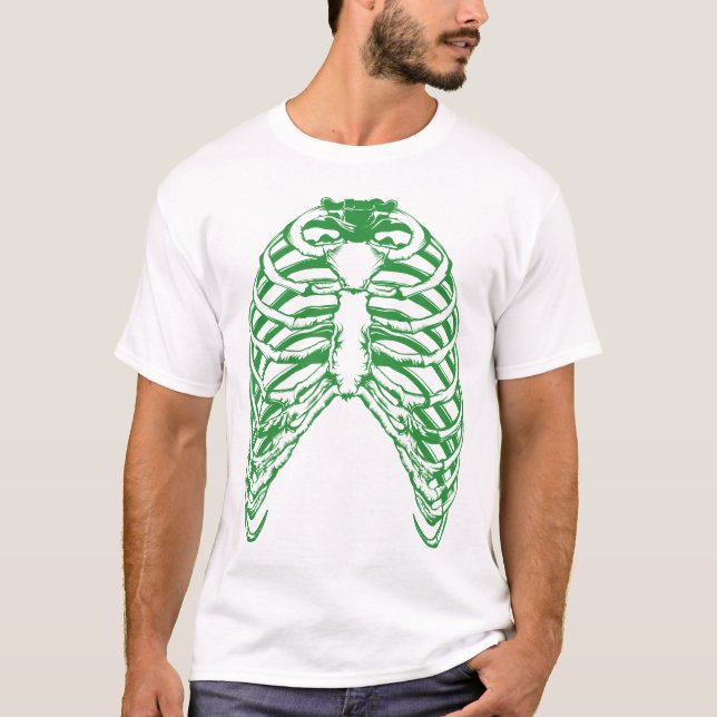 Ribcage und Schulterblatt-Licht T-Shirt (Vorderseite)