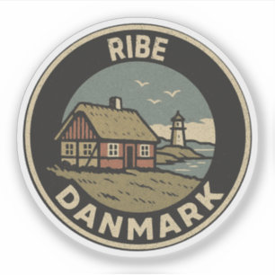 Ribe, Dänemark Aufkleber