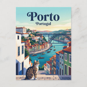 Ribeira-Distrikt, Porto Portugal Postkarte