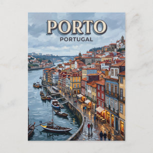 Ribeira Porto Portugal Postkarte