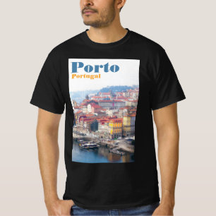 Ribeira und Douro River. Porto, Portugal T-Shirt