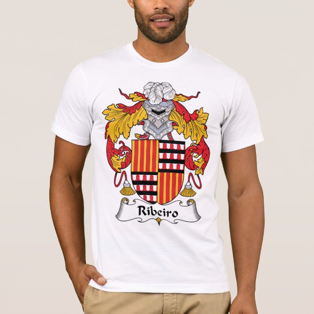 Ribeiro Familienwappen T-Shirt (Vorderseite)