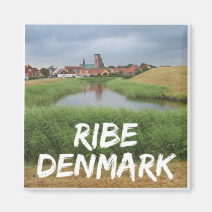 Riberhus und Ribe, Jutland, Dänemark Magnet