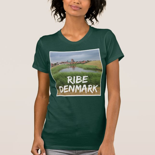 Riberhus und Ribe, Jutland, Dänemark T-Shirt (Vorderseite)