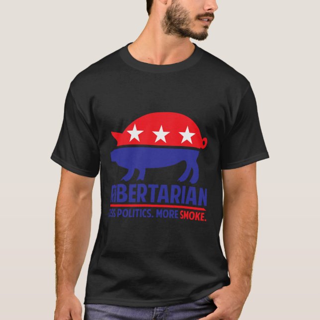 Ribertarian Shirt Bbq And Grill  (Vorderseite)