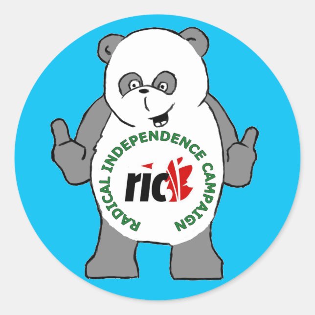 RIC Panda Sticker (Vorderseite)